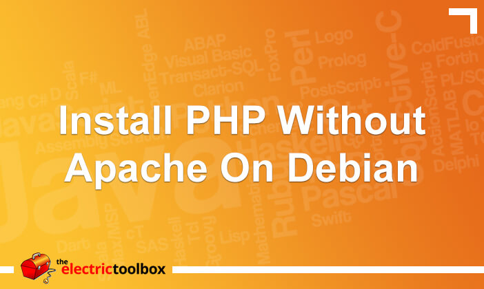 Install PHP without Apache on Debian