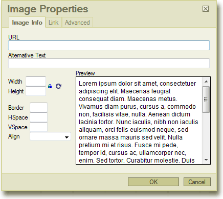 removing the upload tab and browse server button in the fckeditor image properties dialog