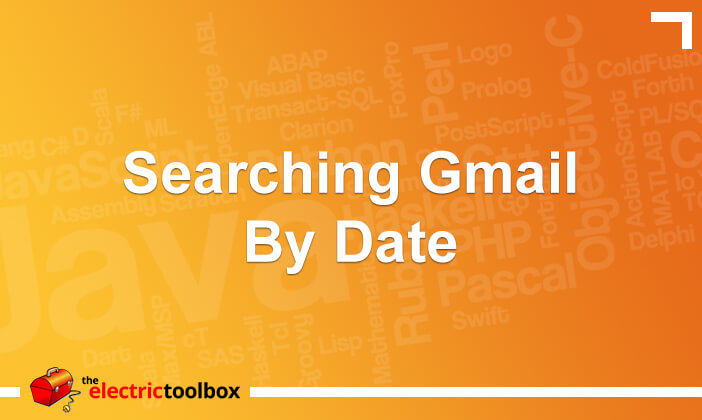 Searching Gmail by date