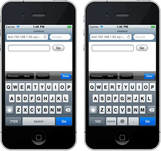 on screen keyboard phone