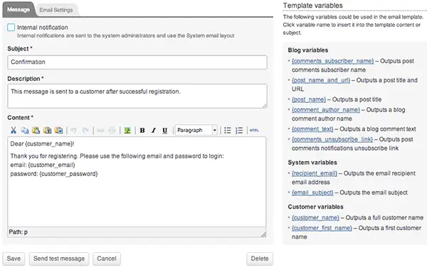 lemonstand registration confirmation email template