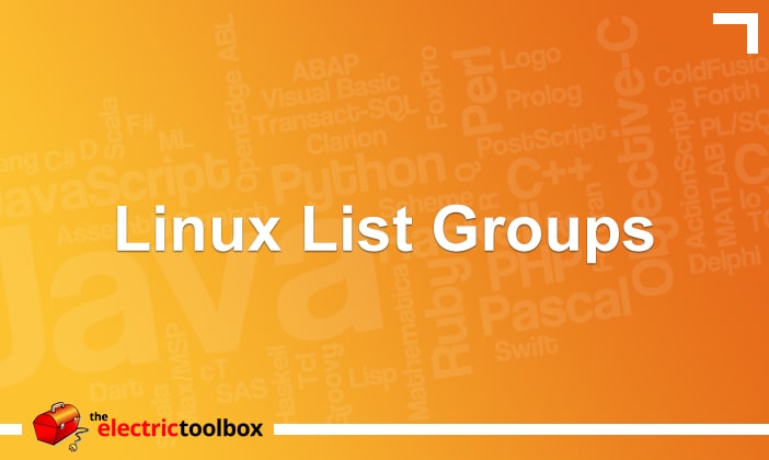 Linux List Groups