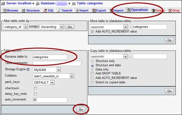 Rename Table In Mysql Command Line