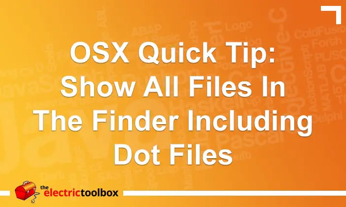 osx show dot files