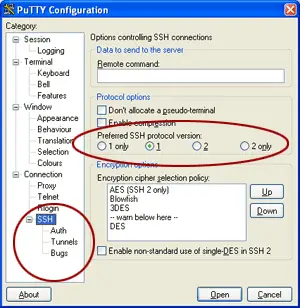 save putty ssh session