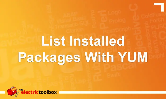 mac os list installed packages